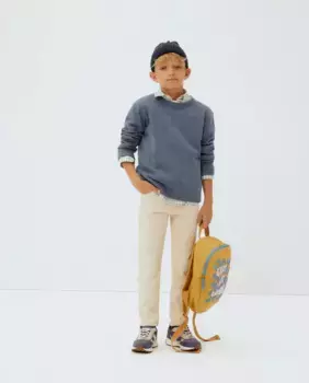 Базовый однотонный свитер для мальчика Kids El Corte Ingls, синий