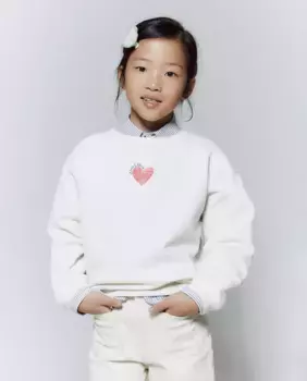 Базовый однотонный свитшот Sfera, цвет Crudo