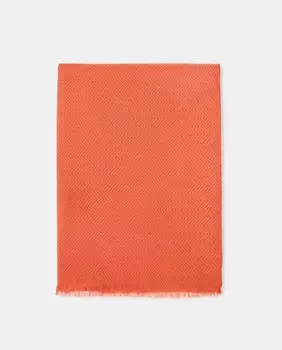 Базовый оранжевый шарф Tintoretto, оранжевый