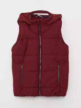 Базовый пуховик с капюшоном для мальчиков SOUTHBLUE, бургундия