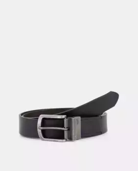Базовый реверсивный мужской ремень Green Coast, черный