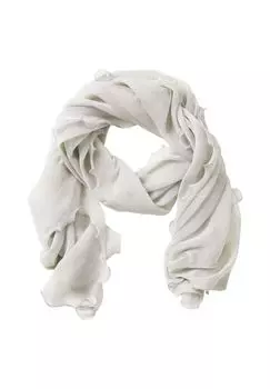 Базовый шарф с люрексовой нитью Vera Mont, цвет Grau Silber Acc