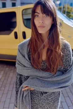 Базовый шарф ZARA, серый