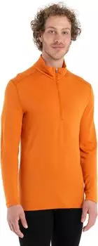 Базовый слой 260 Tech Merino с длинным рукавом, молнией 1/2 Icebreaker, цвет Earth