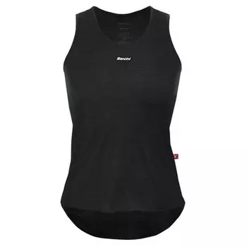 Базовый слой без рукавов Santini Dry, черный
