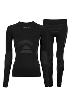 Базовый слой DAMEN THERMO SET SNOCKS, черный