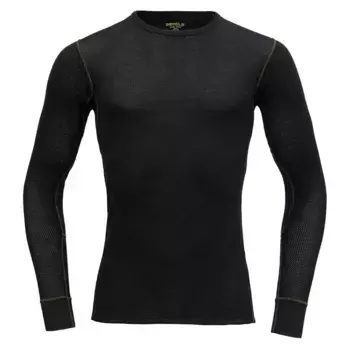 Базовый слой DEVOLD OF NORWAY Wool Mesh 190 long sleeve, черный