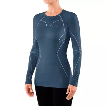 Базовый слой Falke Wool Tech Long, синий