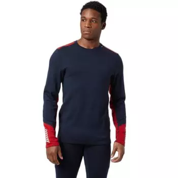 Базовый слой Helly Hansen Lifa Merino MidWeight Crew, синий