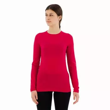 Базовый слой Icebreaker 200 Oasis Crewe Merino Long, красный