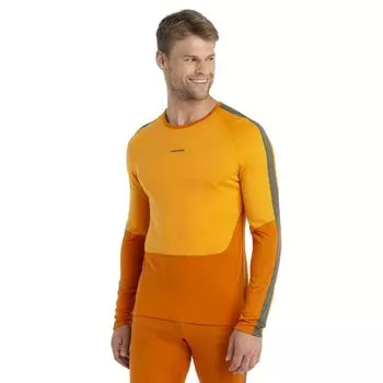 Базовый слой Icebreaker 200 Sonebula Crewe Merino, оранжевый