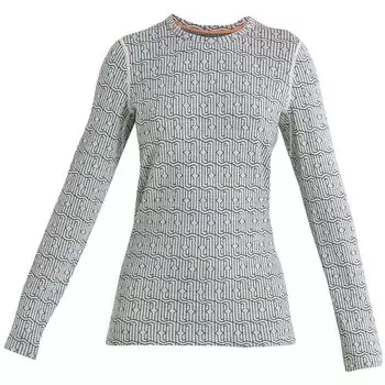 Базовый слой Icebreaker 260 Vertex Crewe Herenga Merino, серый