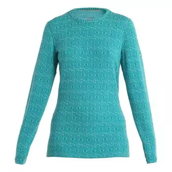 Базовый слой Icebreaker 260 Vertex Crewe Herenga Merino, зеленый