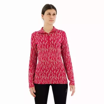 Базовый слой Icebreaker 260 Vertex Macro Forms Merino Long, розовый