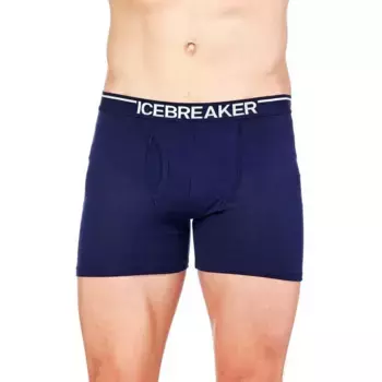 Базовый слой Icebreaker Anatomica s Fly boxers, синий