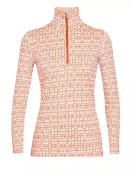 Базовый слой ICEBREAKER Performance Shirt W 250 Vertex, оранжевый