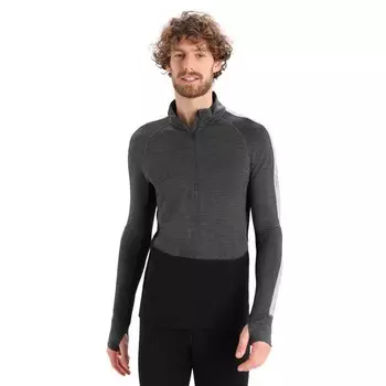 Базовый слой Icebreaker Zone Knit 260 Half Zip, серый
