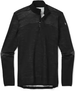 Базовый слой Intraknit Thermal Merino с молнией четверть, мужской Smartwool, черный