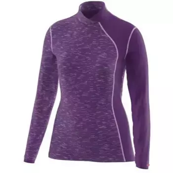 Базовый слой Loeffler Starlit Transtex Warm long sleeve, фиолетовый