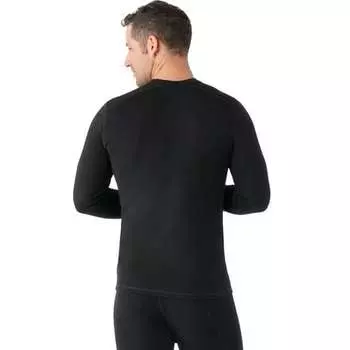 Базовый слой Merino 250 Crew Colorblock мужские Smartwool, цвет Black/Winter Moss