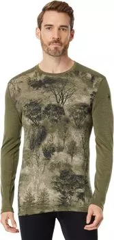 Базовый слой Merino 250 Crew Smartwool, цвет Winter Moss Forest