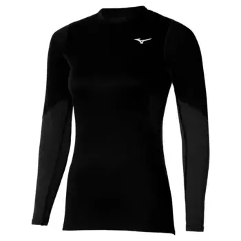 Базовый слой Mizuno Merino Wool Crew, черный