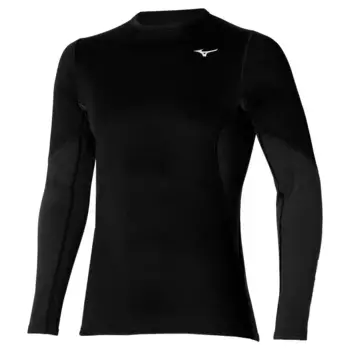 Базовый слой Mizuno Merino Wool Crew, черный