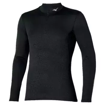 Базовый слой Mizuno Mid Weight long sleeve, черный