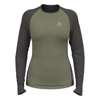 Базовый слой Odlo Natural Performance, зеленый