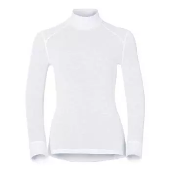 Базовый слой Odlo Warm Turtle Neck, белый