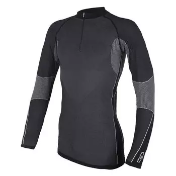 Базовый слой с длинным рукавом CMP Seamless 3Y24057, черный