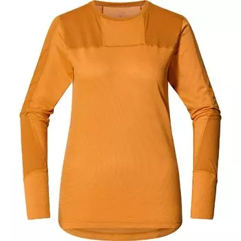 Базовый слой с длинным рукавом Haglfs Natural Blend Tech, оранжевый