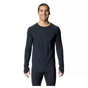 Базовый слой с длинным рукавом Houdini Desoli Light Crew, синий