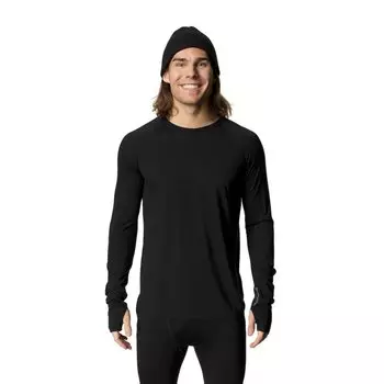Базовый слой с длинным рукавом Houdini Desoli Light Crew, черный