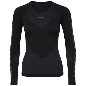 Базовый слой с длинным рукавом Hummel First Seamless, черный