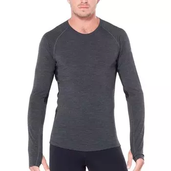 Базовый слой с длинным рукавом Icebreaker 200 Zone Crewe, черный