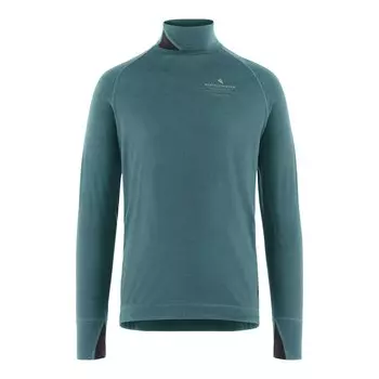 Базовый слой с длинным рукавом Klttermusen Fafne Turtle, зеленый
