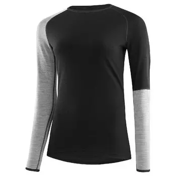 Базовый слой с длинным рукавом Loeffler CB Transtex Merino, черный