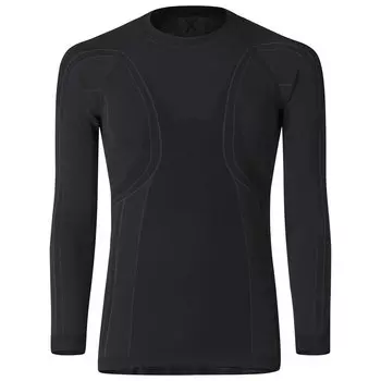Базовый слой с длинным рукавом Montura Seamless Medium, черный