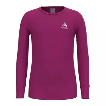Базовый слой с длинным рукавом Odlo Active Warm Eco, фиолетовый