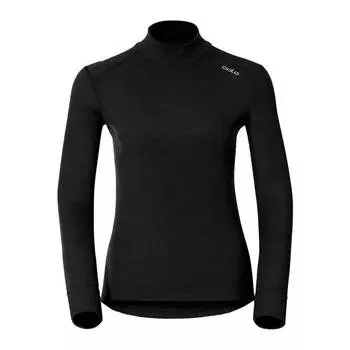 Базовый слой с длинным рукавом Odlo Warm Turtle Neck, черный