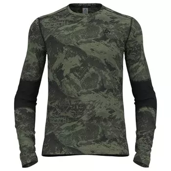 Базовый слой с длинным рукавом Odlo Whistler Eco, зеленый