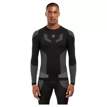 Базовый слой с длинным рукавом Siroko Snow Dune, черный