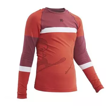 Базовый слой с длинным рукавом Sport HG Noril, красный