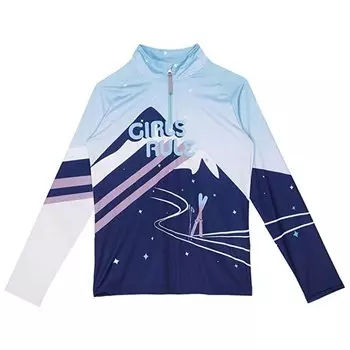 Базовый слой с длинным рукавом Spyder Surface, синий