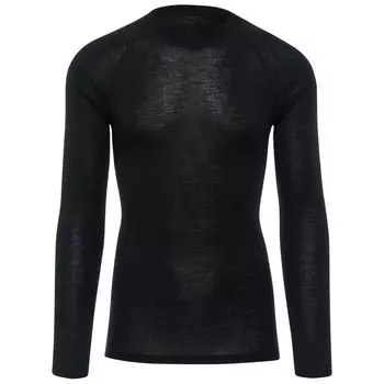 Базовый слой с длинным рукавом Thermowave Merino Warm, черный