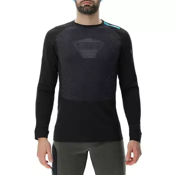 Базовый слой с длинным рукавом UYN Crossover Winter, черный