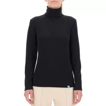 Базовый слой с длинным рукавом UYN Snowcrystal 2ND Turtle Neck, черный
