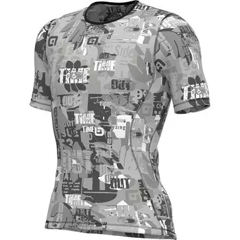 Базовый слой с коротким рукавом Al Break, серый