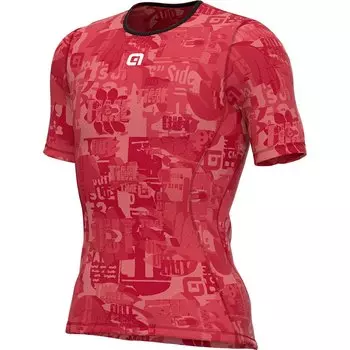 Базовый слой с коротким рукавом Al Break, красный